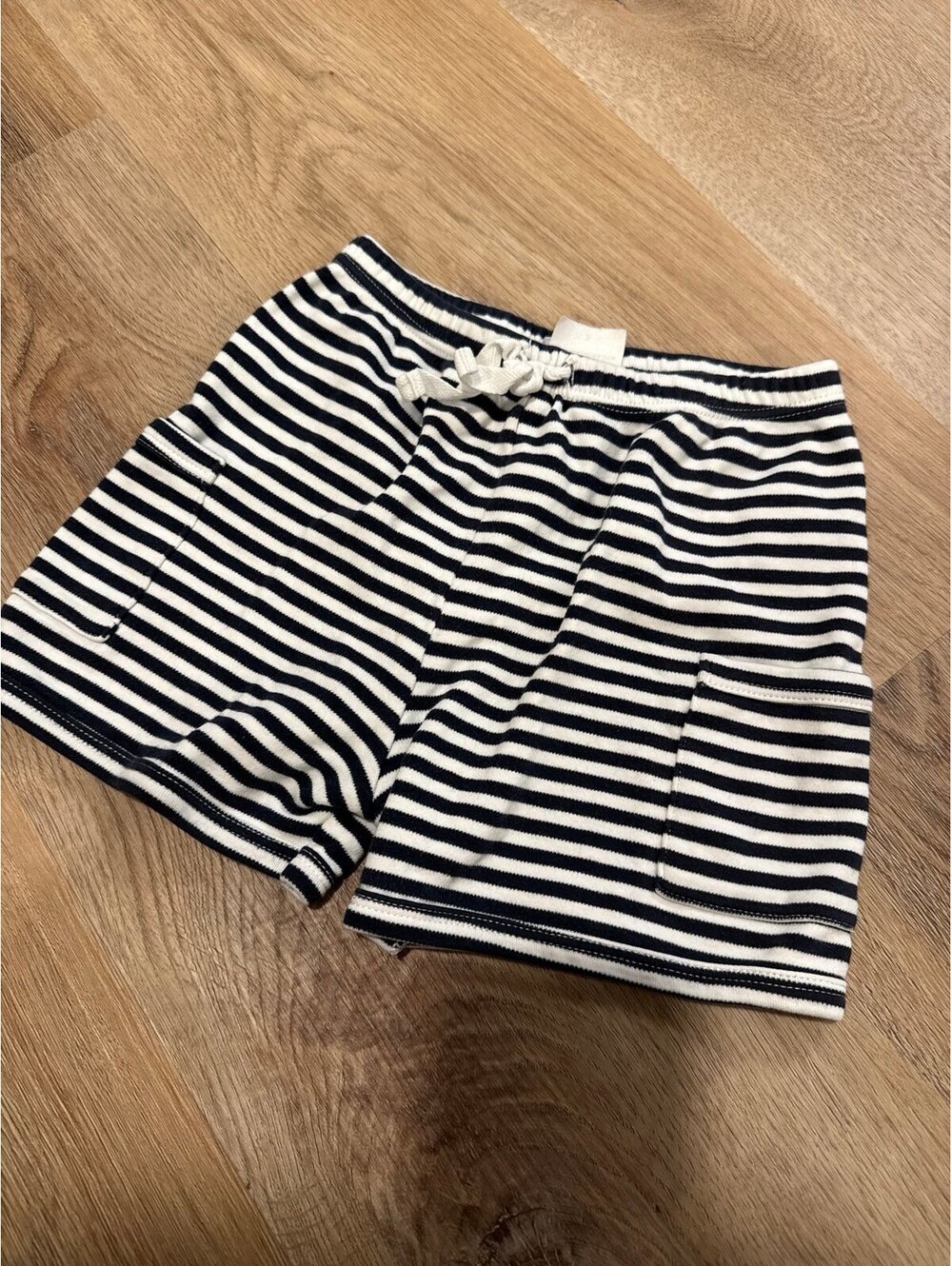 Bella Bliss striped play short navy